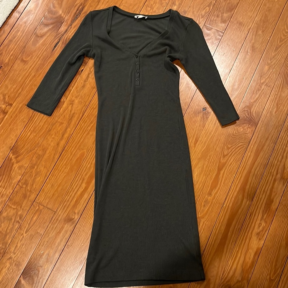L’AGENCE ribbed Aurora dress